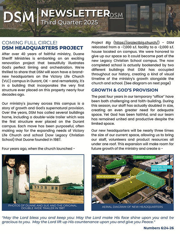 Third Quarter 2025 Newsletter Cover