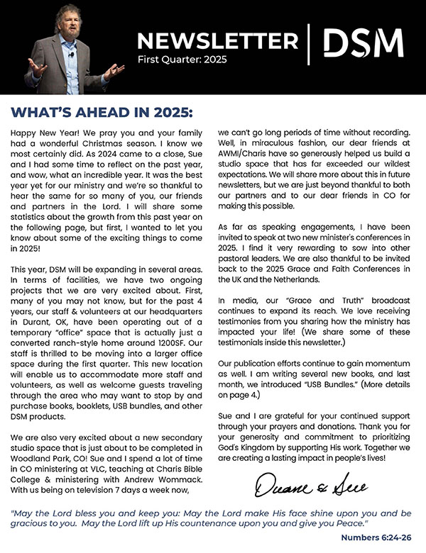 First Quarter 2025 Newsletter Cover
